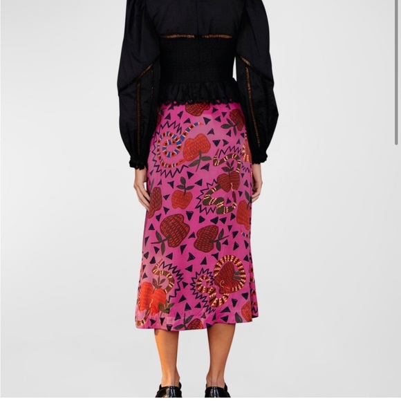 NWT Farm Rio Fruit Printed Midi Skirt - Picture 2 of 4